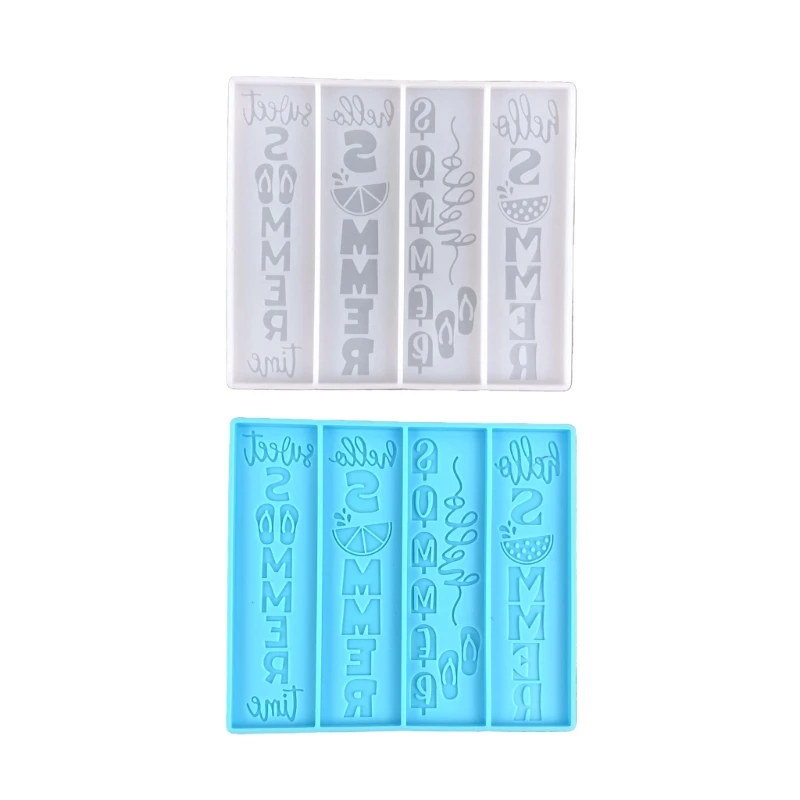 

Epoxy Resin Moulds Silicone Keychain Pendant Molds DIY Resin Jewellery DropShip