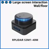 SLAMTEC lidar RPLiDAR S3 （S3M1）40m LIDAR Sensor wall interaction magic wall projection simulation mouse multi-touch TUIO,Unity 1