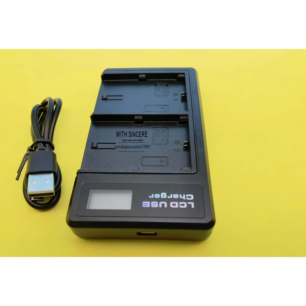 LP-E6N LPE6 LP-E6 E6N USB Battery Charger For Canon EOS Canon EOS 5DS R 5D Mark II 5D Mark III 6D 7D 70D 80D 60D Charger