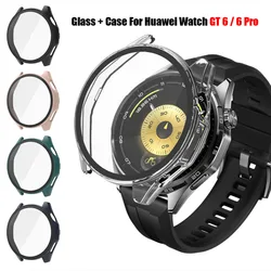 Premium Tempered Glass Protective Shell Bumper Case for Smartwatch - 41mm & 46mm (Blue)