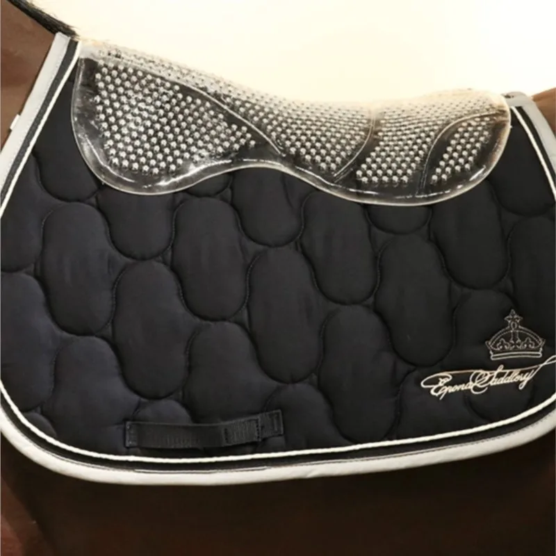 Silicone Saddle Pad, Equestrian Anti Slip Shock-absorbing Balance Pad, Horse Equipment Equestrian Sports ציוד לסוסים
