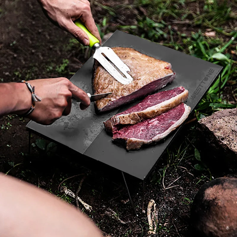 Camping Table WESTTUNE Pop-Up Outdoor Mini Portable Table Ultralight Aluminium Alloy Folding Coffee Table For Hiking Picnic BBQ Camping Supply