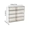 1:64 for Hot Wheels Display Box Car Model Toy Cabinet Rack For Hotwheels Cars Diecast Storage Acrylic Dustproof Display Box 6