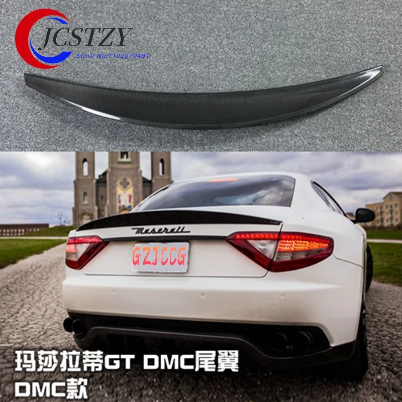 

Carbon Fiber car rear trunk boot lip spoiler wing for Maserati Gran Turismo GT 2 Door flat trunk 06-11 Non Convertible