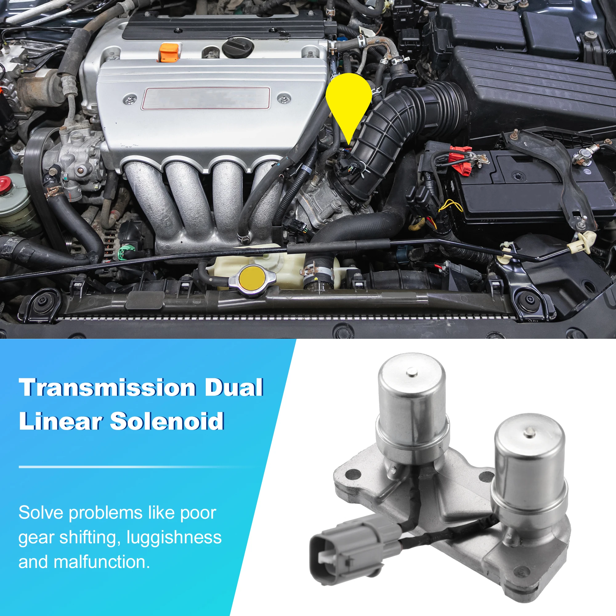 X Autohaux Muslimate Solenoide Del Cambio Di Trasmissione Per Honda Cr-V 1997-2001 Per Honda Civic 1992-1995 Per Acura Integra 94-00