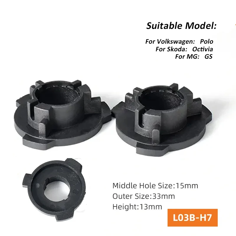 

h7 Adapter L03B for installation of LED lamps For Volkswagen Polo,For Skoda Octiva,For MG Gs,2 pcs