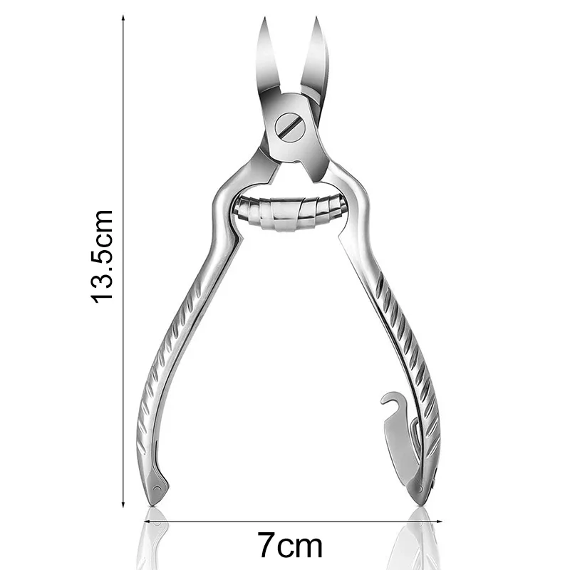 1Pcs Thick Toenail Trimmer Clipper Stainless Steel Professional Paronychia Ingrown Nail Cutter Manicure Foot Care Pedicure Tool