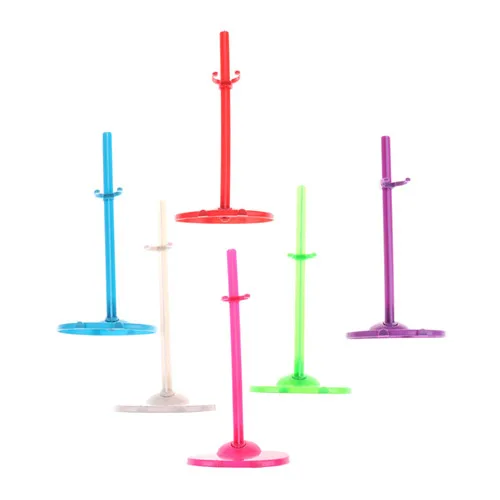 4Pc 21.5cm Plastic Gift Mannequin Model Display Holder Doll Support Stand For Dolls House Children Toy Accessorie