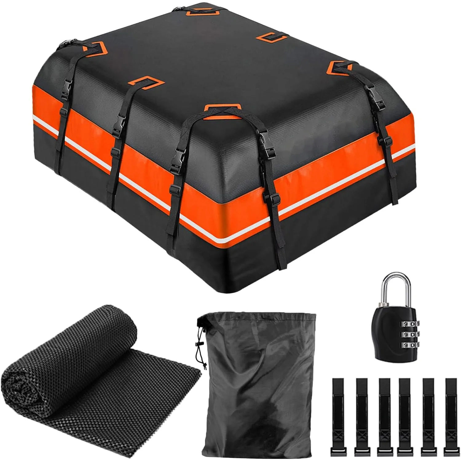CarRoofBagTopCargoCarrierBagWaterproof20CubicFeetCamping