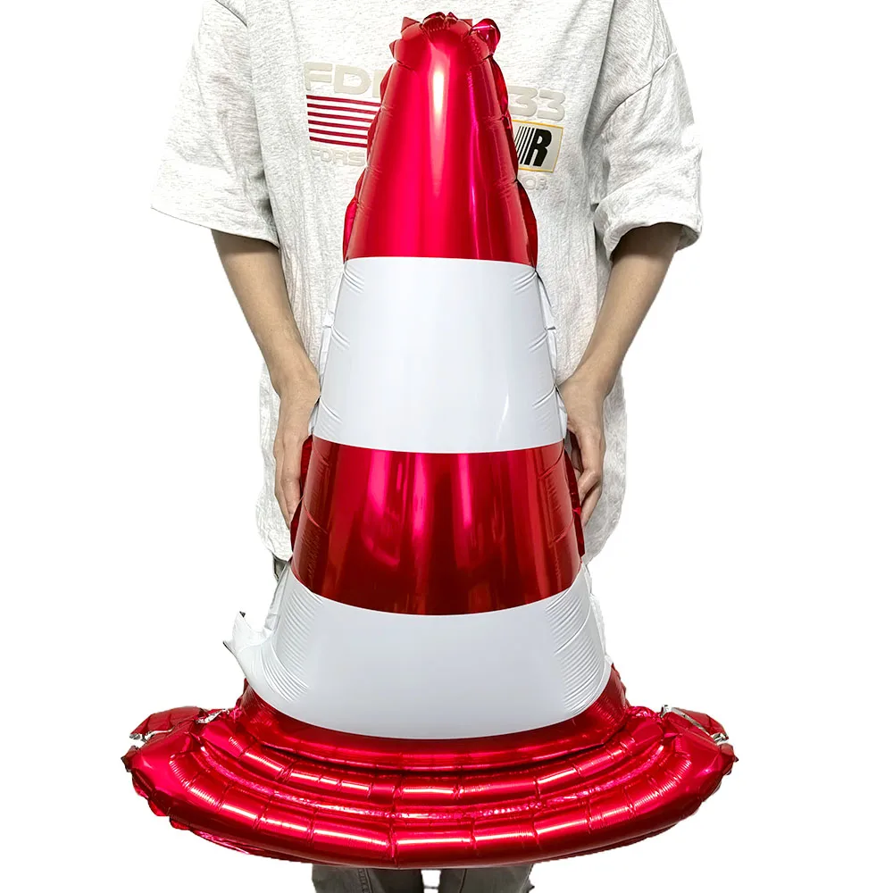 Traffic cone balloon race car party supplies