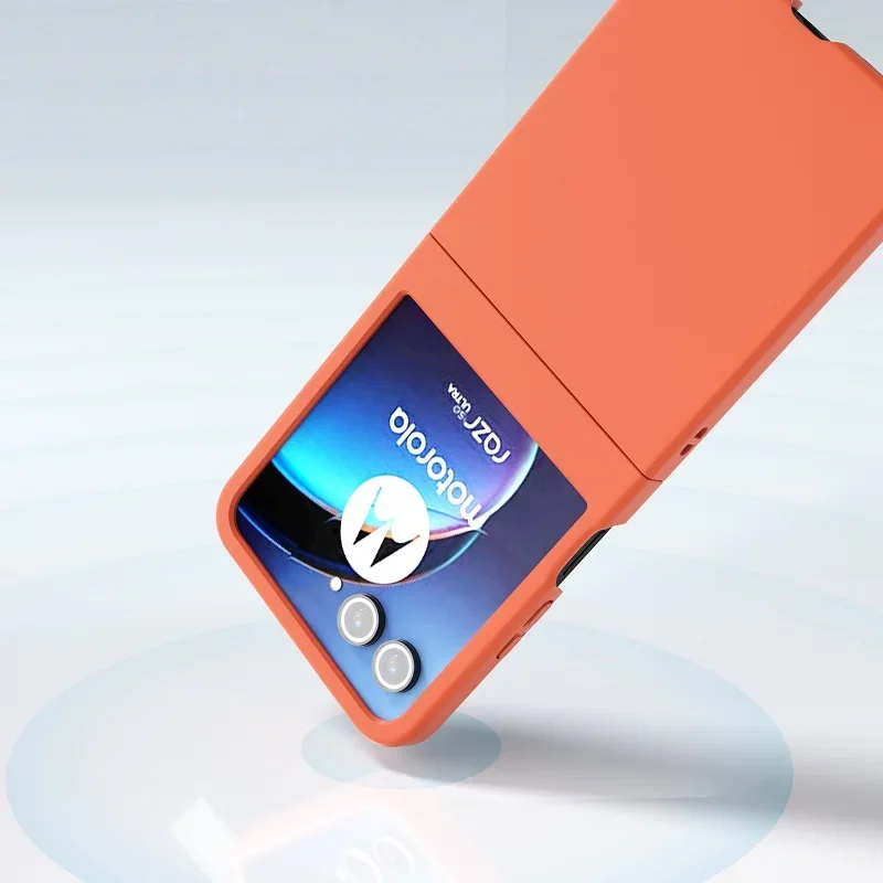 Ultrathin Skin Feel Candy Color Flip Case with Film Protection