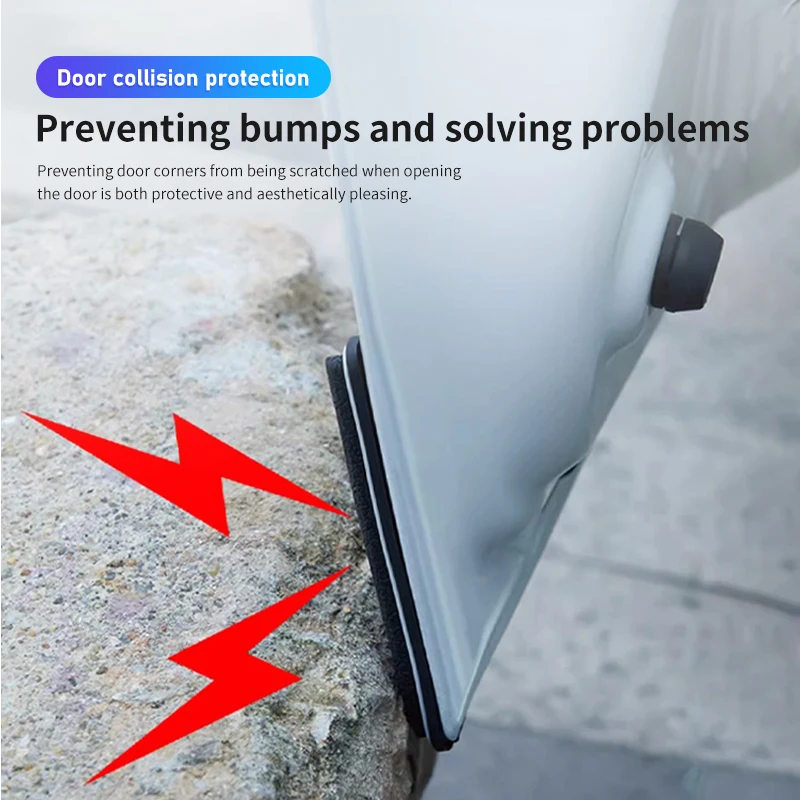 Car Door Corner Covers Anti-Collision Protector Stickers - Set of 2