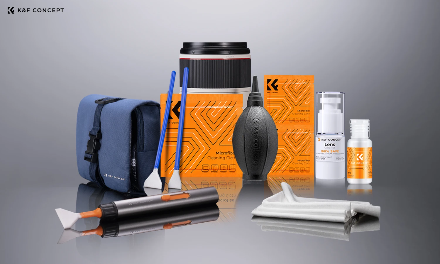 Description Picture 2 of itemK&F CONCEPT 5/10/20 Pcs Lens Microfiber Cleaning Cloths for Camera Lenses Glasses LCD Screens Eyeglasses Clean Tablet Washable