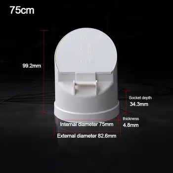 50-160มมพีวีซีท่อระบายน้ำท่อระบายน้ำท่อระบายน้ำท่อระบายน้ำเสียการกำจัดขนาดใหญ่ป้องกันกลิ่นป้องกันหนูปกถังบำบัดน้ำเสียวาล์วกลางแจ้ง 7