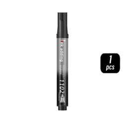 Pack of 1/10/20 Fine Tip Waterproof Permanent Marker Pens - Quick Drying, Multi - Surface Use on Wood, Stone, Metal & Glass; Assorted Colors (1 black)