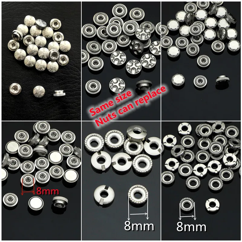 35pcs Nuts 35pcs Bolts 100pcs Gaskets for Professional Barber Use Hairdressing Parts Carved Style Screws for Hair Scissors