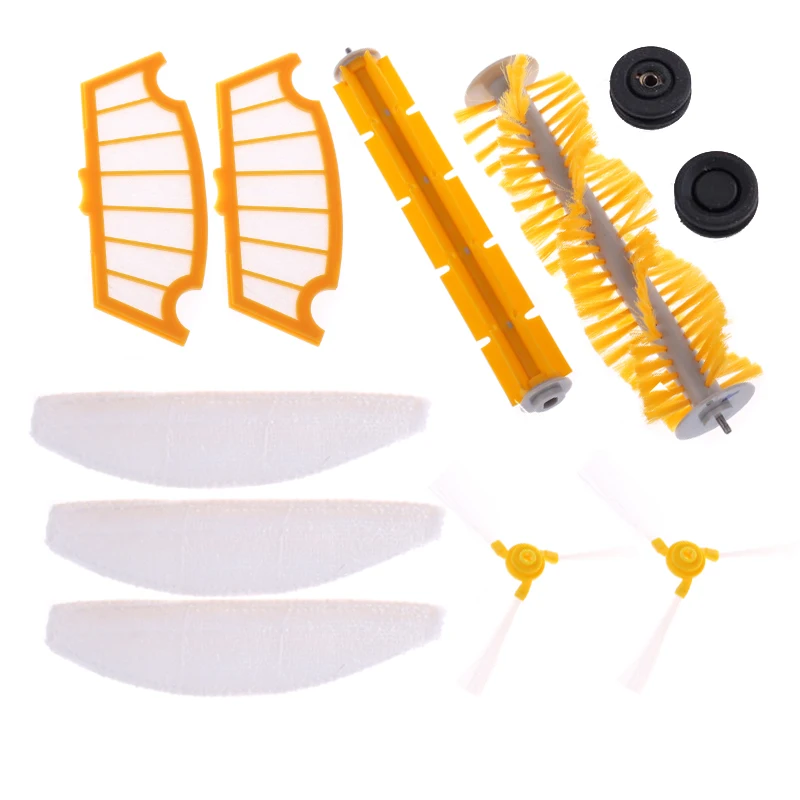 

(For Vacuum Cleaner C565/C561/C571) part for Robot Vacuum Cleaner,Main Brush,Rubber Brush,Rubber Ring,Side Brush,HEPA Filter,Mop