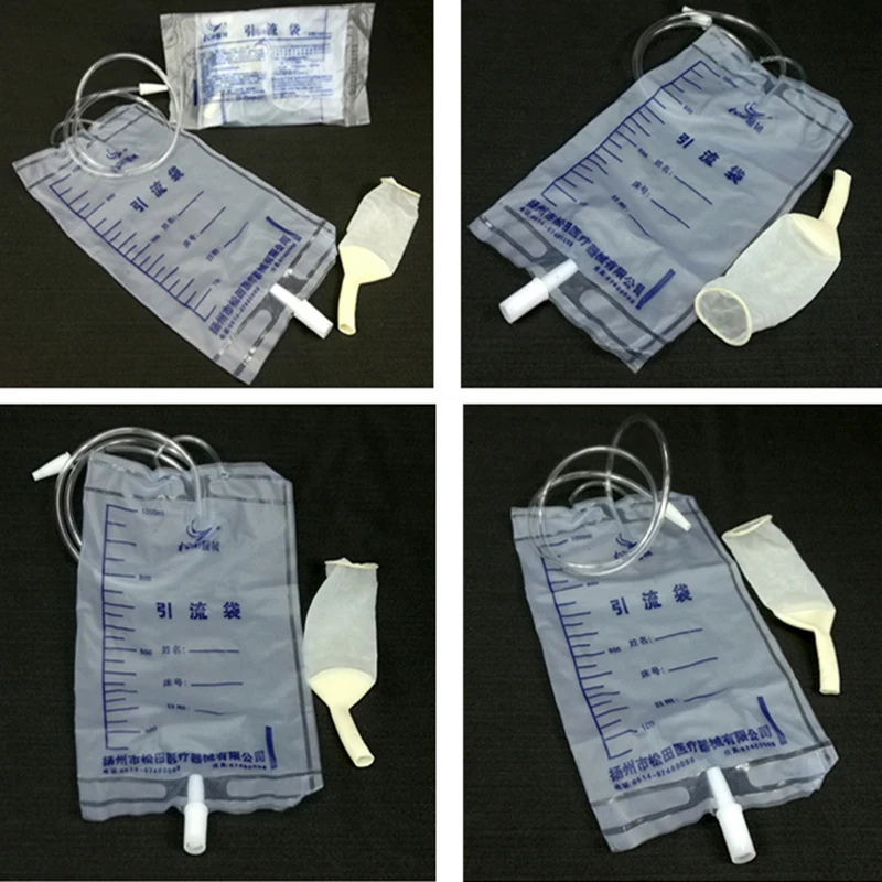 5Pcs Reusable Urine Collection Catheter Bag Incontinence Urinal Pee Holder Comfortable Urine Collector Bag for Bedridden Patient