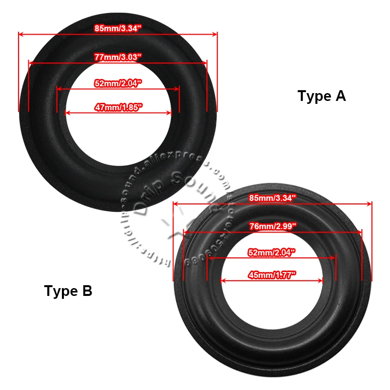 Reparação Woofer, Side Surround Circle, Peças de