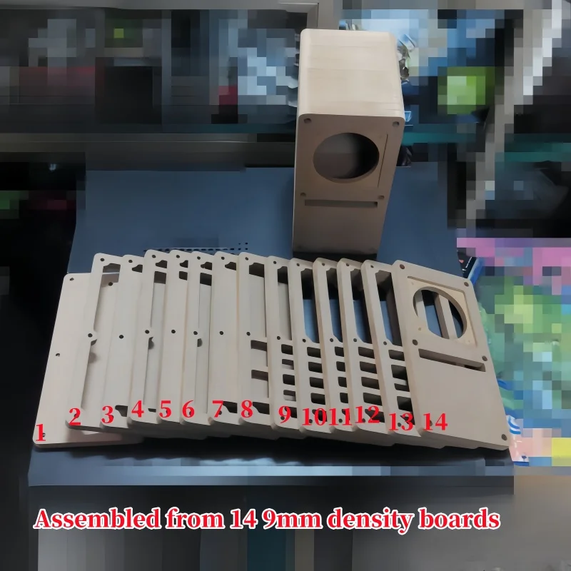 3-inch 72mm/77mm Maze Empty Speaker Box Full Range Speaker Housing DIY Audio Modification 1 Piece passive Audio Wooden Drawer speaker empty box speakers wooden casing
