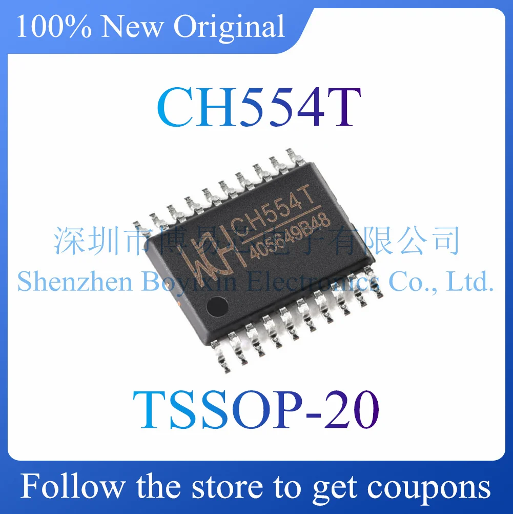 

NEW CH554T Original and authentic microcontroller chip. Package TSSOP-20