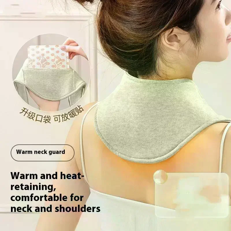 All-Season Soft Scarf For Men Women- Breathable Quick-Drying Warm Neck Wrap Neck Warmer With Pocket Comfortable Unisex Accessory