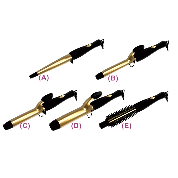 Hair Curling IronProfessional Custom Brand 19mm Ceramic Automatic Hair Curling Iron Wand