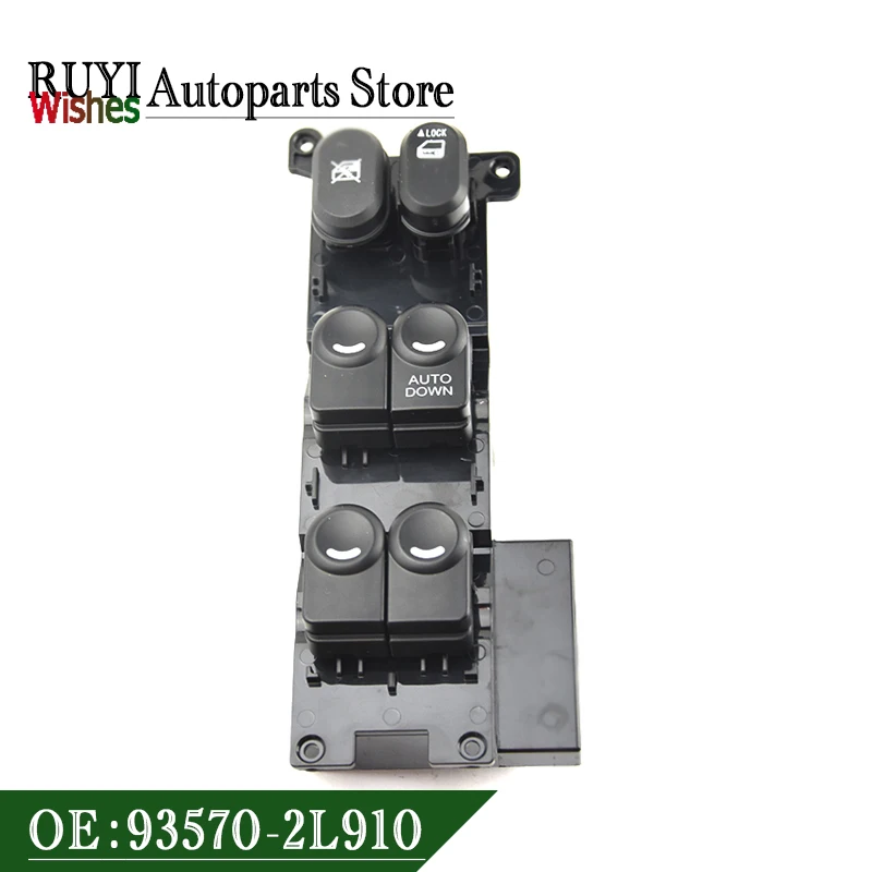 

Hot Sale Front Right 93570-2L910 935702L910 93570 2L910 RHD Electric Window Control Switch For Hyundai I30 2007-2012