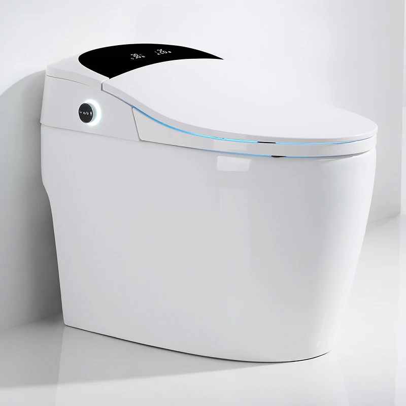 

2020 wholesale price hotel drying heated automatic flush wc electronic one piece intelligent closestool smart toilet with bidet