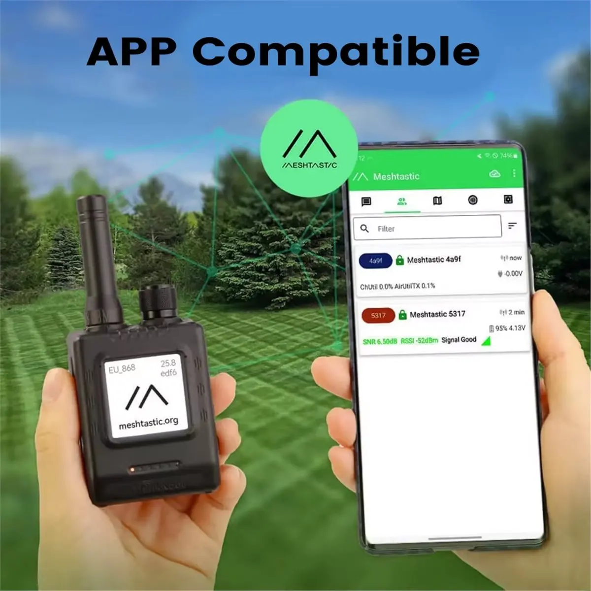 【추천】Think Node M5 Meshtastic Lora Node ESP32-S3 1.54인치 EPD 디스플레이 GPS 태양광 발전 BLE 저전력 815MHZ
