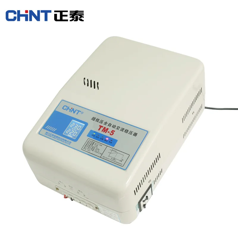 CHNT CHINT TM TM-0.5 TM-1 TM-1.5 TM-2 TNS Three-phase AC Automatic Voltage Regulator SVC- 5000VA Stabilizer peltier dimmer