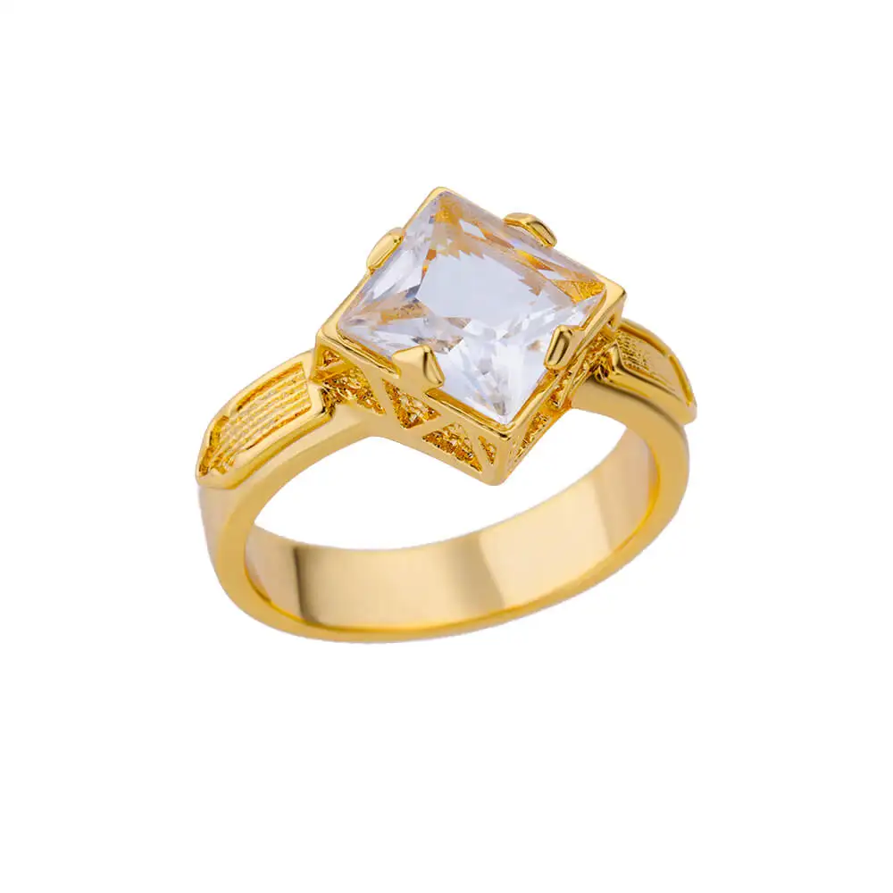 Anéis de pedra de zircônia quadrada para mulheres luxo romântico anel de  aço inoxidável 2024 tendência casal jóias de casamento freeshipping anillos  - AliExpress, image size:1000x1000