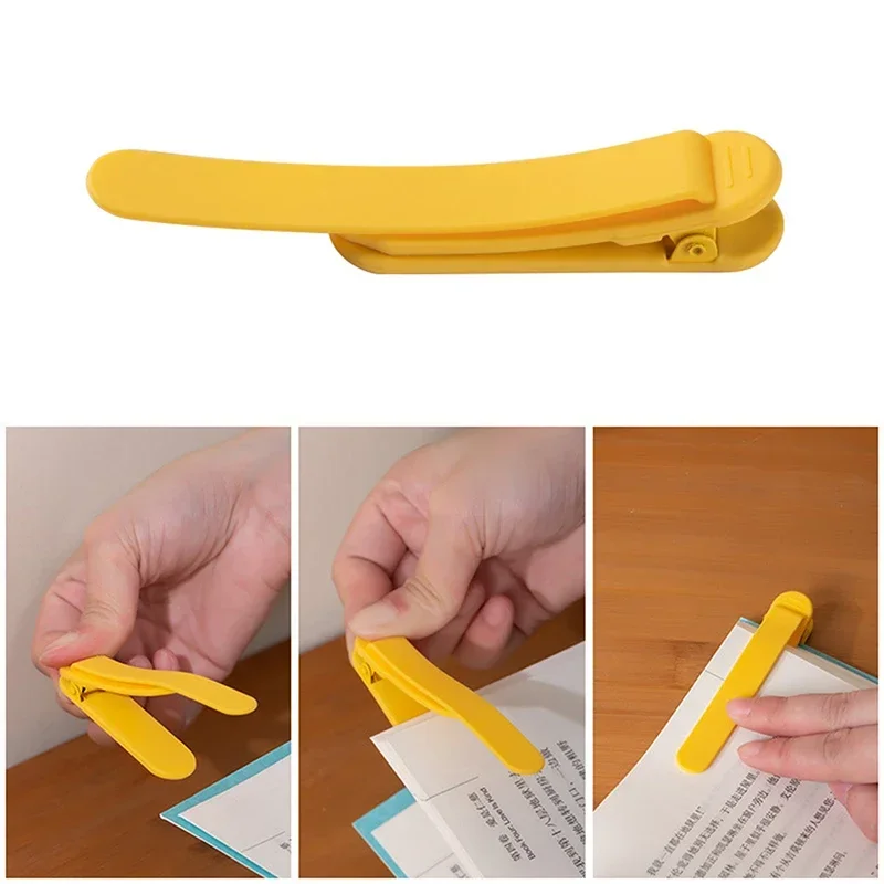 3/6 Pcs Silicone Bookmark Automatically Follows Page Flipping Student Bookmarks Office Stationery Home Office School Supplies
