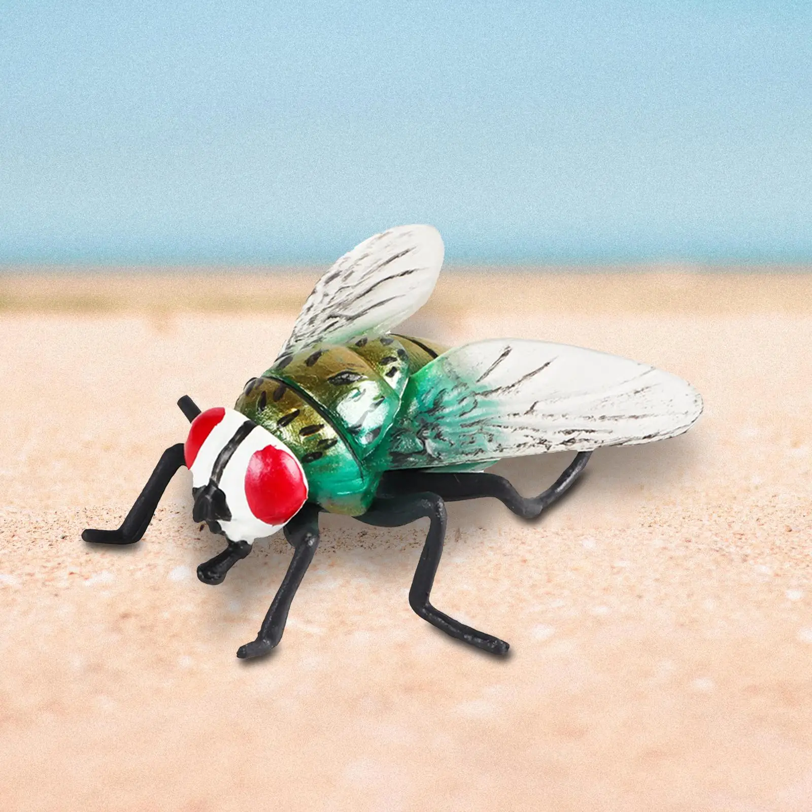Fly Toys Fly Animal Model Ornament Toy Props Flies Figures for Kids