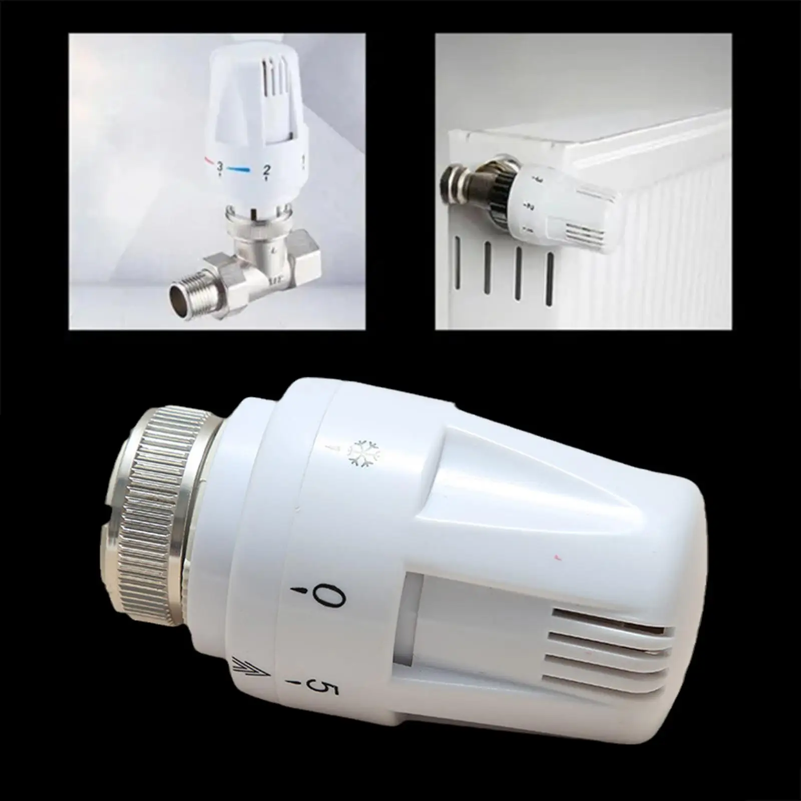 Radiator Thermostatic Valve Thermostatic Head Radiator Thermal Head Controller Thermostat For Heating System M30x1.5mm thermostatic valve controller