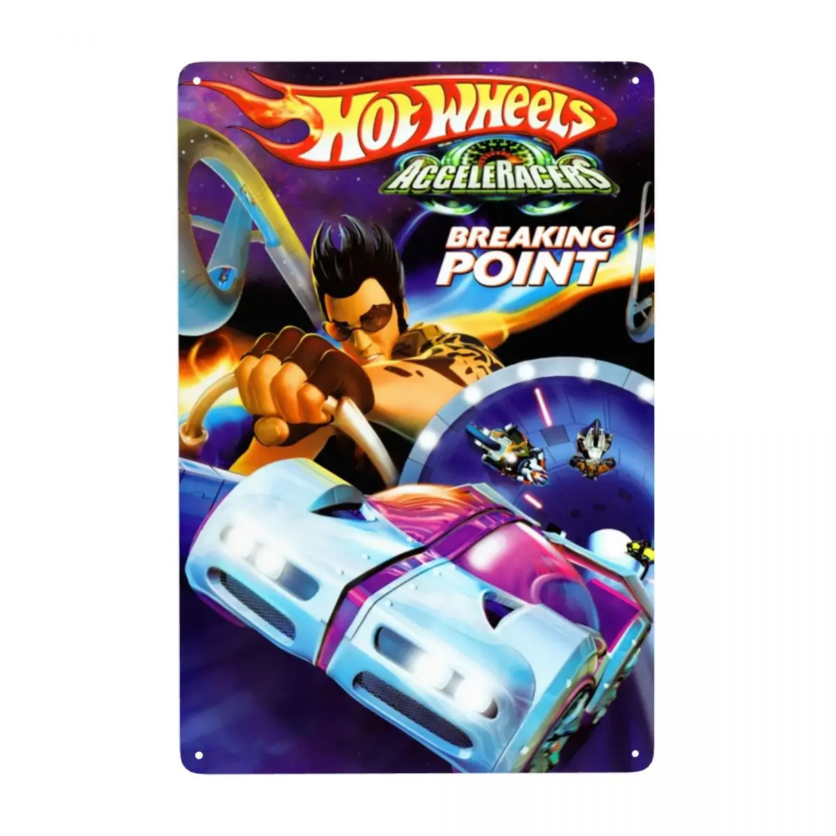 Vintage Hot Wheels Acceleracers Metal Sign Amanti Delle Corse Personalizzati Targhe Di Latta Pub Man Cave Bar Arte Decorativa