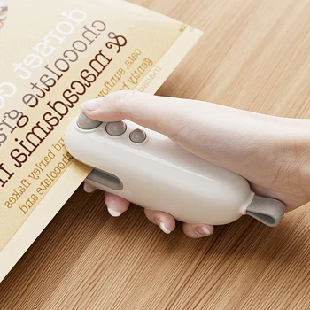 Upgrade Mini Handheld Heat Bag Sealing Machine Plastic Food Package Sealer Clip-on Bag Sealer Portable Food Packaging Sealer 1