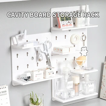 Perforation-Free Wall-Mounted Plastic Shelf 1