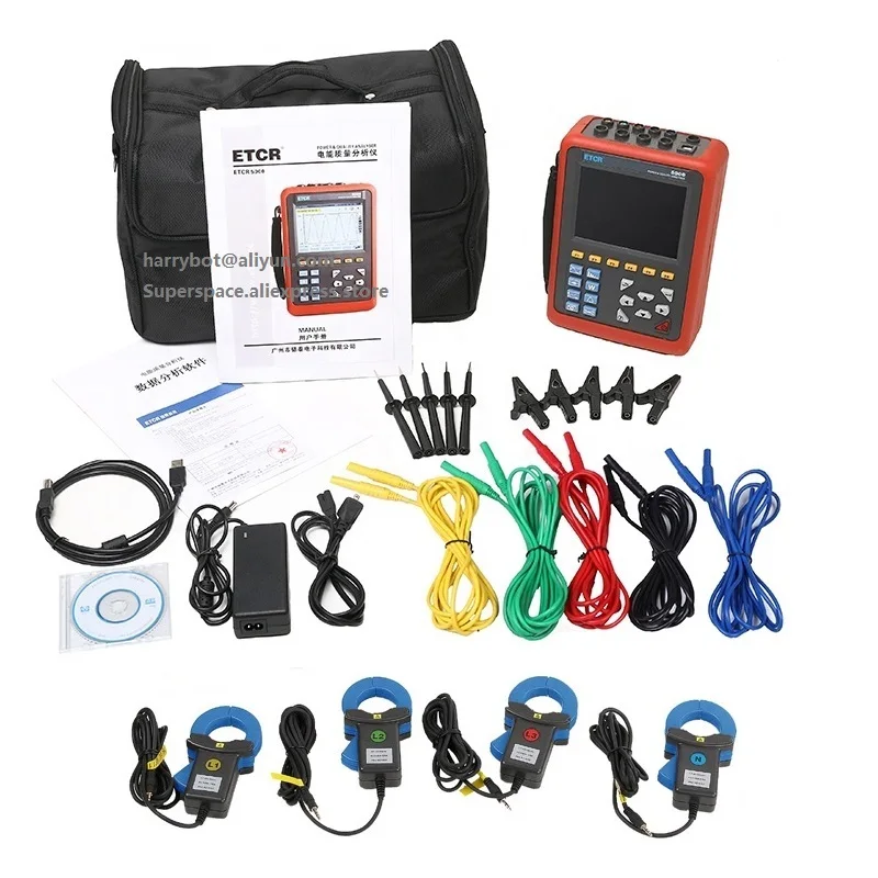 ETCR5000PowerQualityAnalyzerMultifunctional3PhaseFullElectric