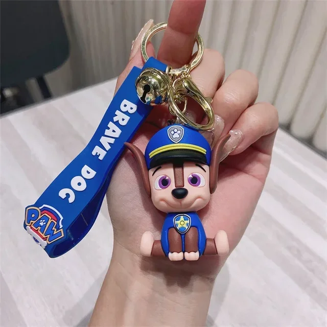 Llavero De Rocky (Patrulla Canina) - Silicona, 7 Cm, Para Niños, Regalo Ideal