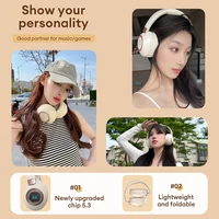 PAXA-H01 Wireless Bluetooth 5.3 Earpiece Hi-Fi Stereo Noise Canceller Game Music Earphones HD Call foldable storage Headphone 2