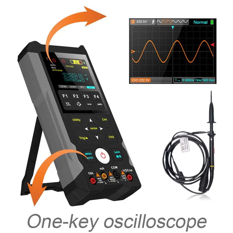 Brand3in1DualChannelOscilloscopeMultimeterWaveformGenerator