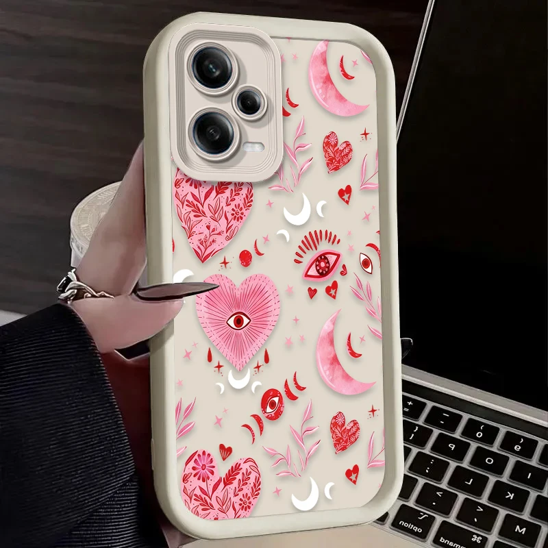 Chic Pink Heart-Shaped Phone Case - Stylish Protective Cover