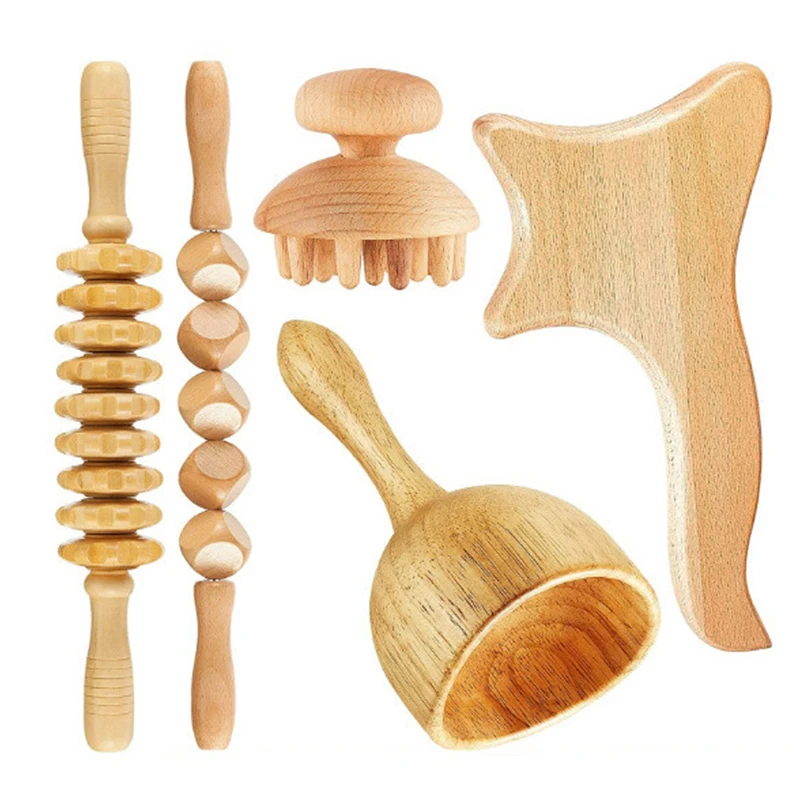 

Massage Tools Wood Professional Maderoterapia Kit Para Masaje Reductivo Colombiana Therapy Lymphatic Wooden Full Body Massager