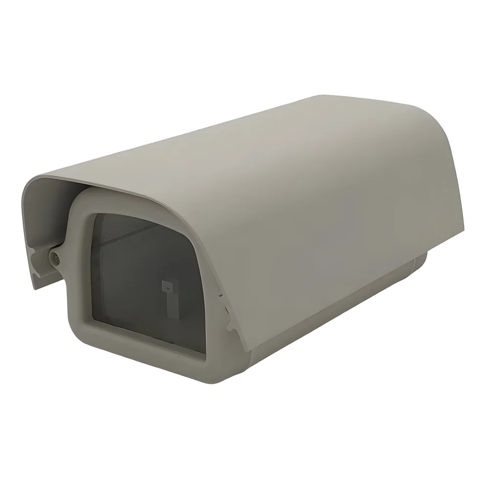 DIY Mini Clear Glass Window Surveillance CCTV Camera Housing Outdoor Waterproof Aluminium Cover Security Camera Protection Box