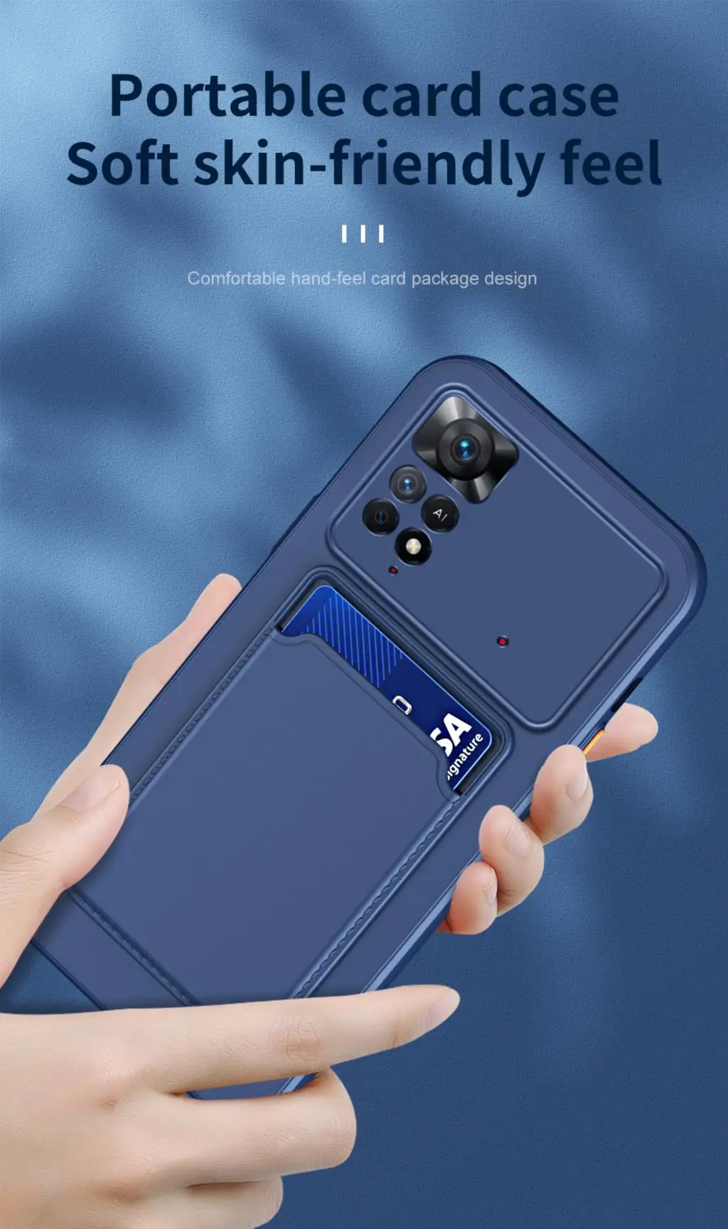 Coque de téléphone portefeuille mince en TPU avec porte-cartes, étui souple pour Xiaomi Redmi Note 11 10 9 8 Pro 11T 9T 9S 9A 8A Mi Poco X3 NFC_voghion.com