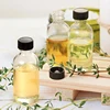 12PCS 60ml Small Glass Bottles With Airtight Lids Clear Sample Boston Bottle/Vials/Containers For Juice Ginger Shots Potion Oils 3