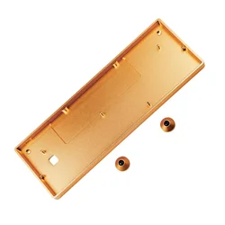 Premium Anodized CNC Aluminum Case for 60% Mechanical Keyboards (Golden Case)