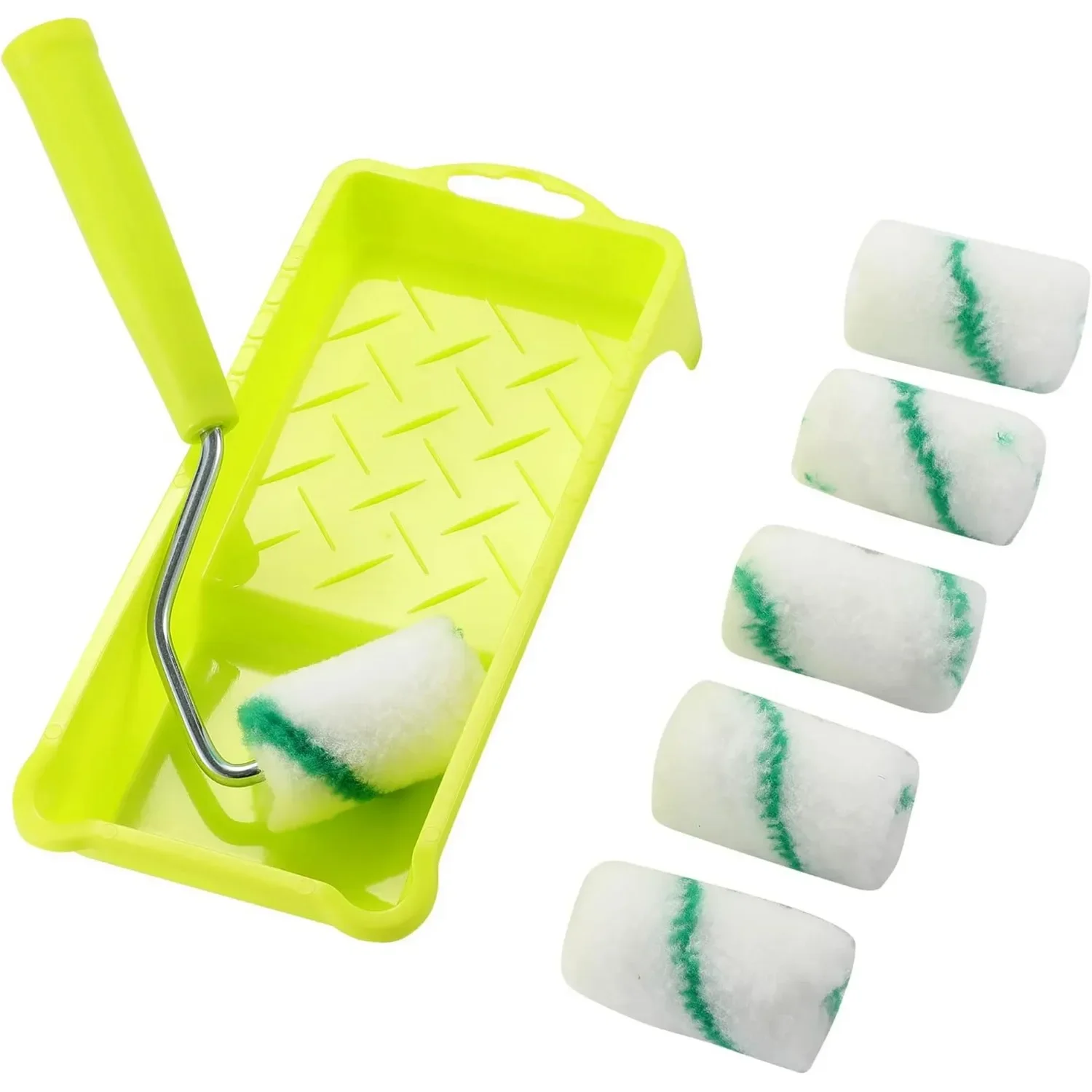Paint Rollers Set 2 inch with 6 Covers Small Rollers for Painting Walls