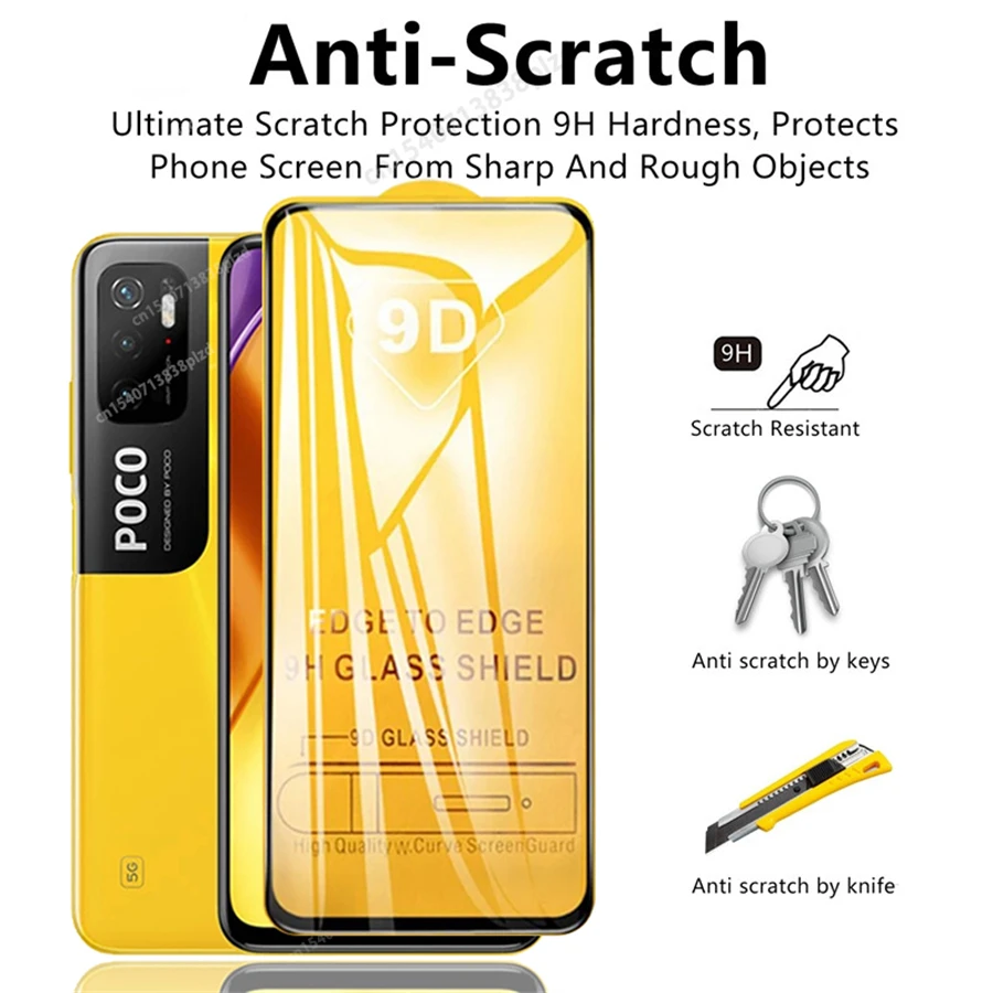 mobile phone screen protector For Xiaomi Poco M3 M4 Pro 5G Glass Screen Protector F3 X4 M2 F2 X3 GT Pro NFC F1 X2 C31 C3 Pocof3 F M X 3 4 2 1 Camera Lens Film mobile screen guard